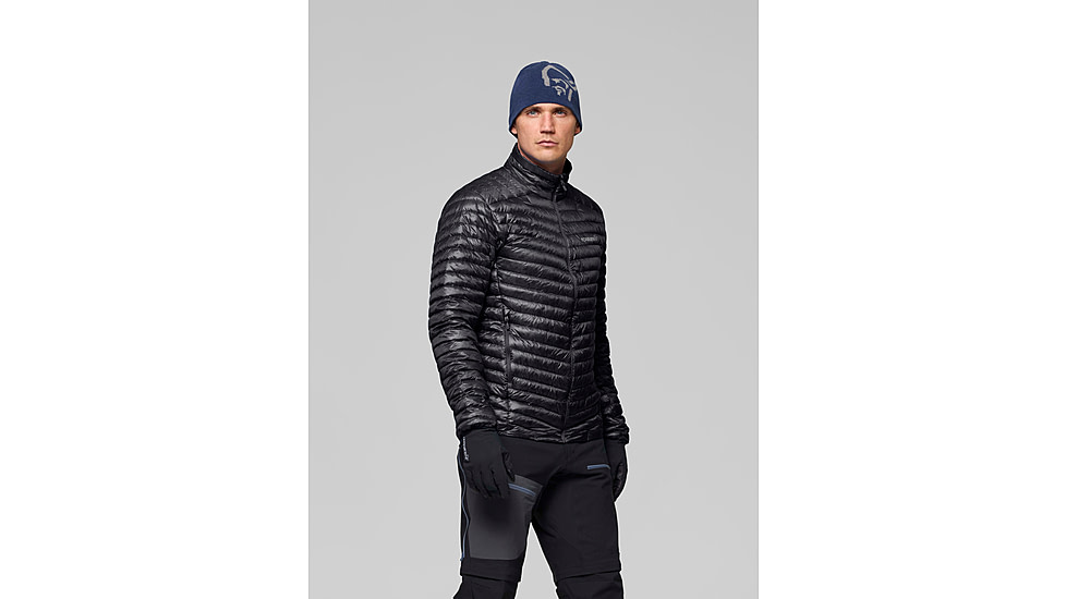 Norrona Trollveggen Down800 Super Light Jacket - Mens, Caviar Black, Small, 1613-24-7718-S