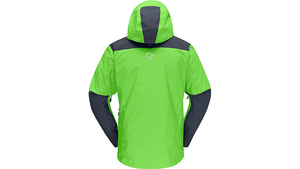 Norrona Trollveggen Gore-Tex Pro Light Jacket - Mens, Classic Green/Cool Black, Large, 1605-22-3321-L