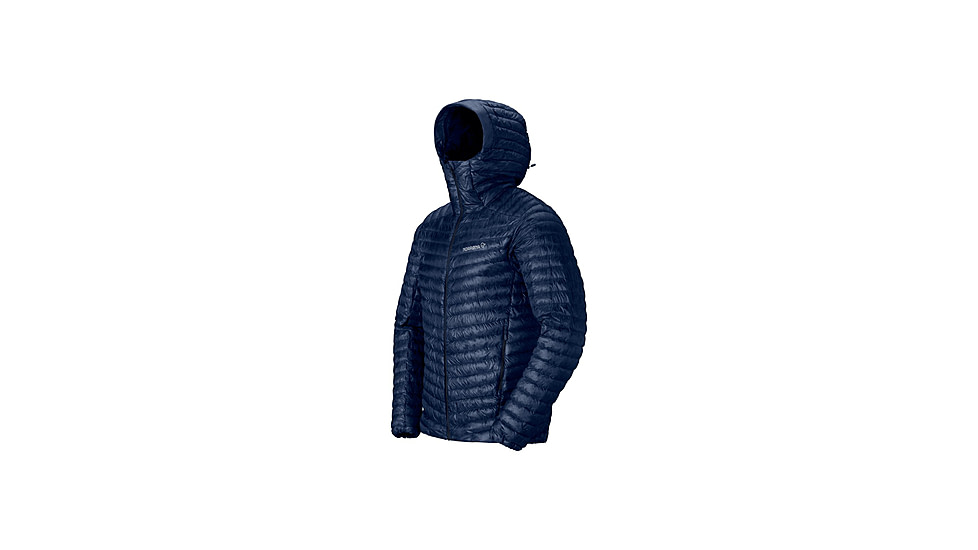 Norrona Trollveggen Superlight Down800 Hooded Jacket - Mens, Indigo Night, Large, 1614-24-2295-L