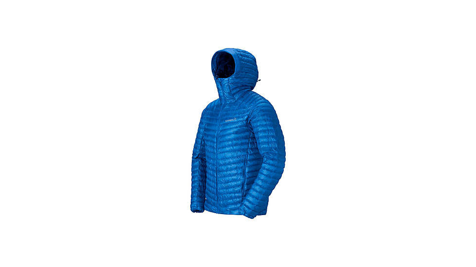 Norrona Trollveggen Superlight Down800 Hooded Jacket - Mens, Skydiver, Large, 1614-24-2336-L