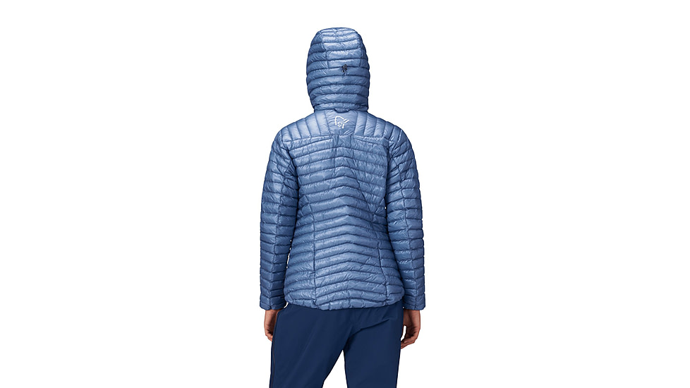 Norrona Trollveggen Superlight Down800 Hooded Jacket - Womens, Infinity, Medium, 1617-24-2020-M