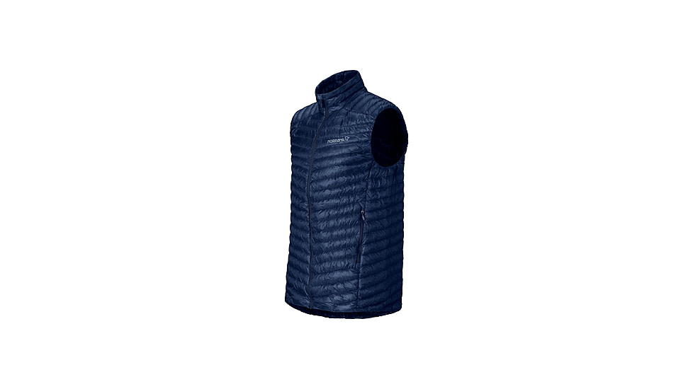 Norrona Trollveggen Superlight Down800 Vest - Mens, Indigo Night, Medium, 1615-24-2295-M