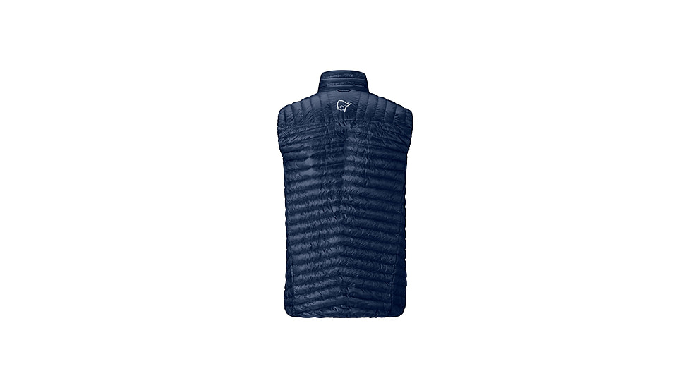 Norrona Trollveggen Superlight Down800 Vest - Mens, Indigo Night, Medium, 1615-24-2295-M
