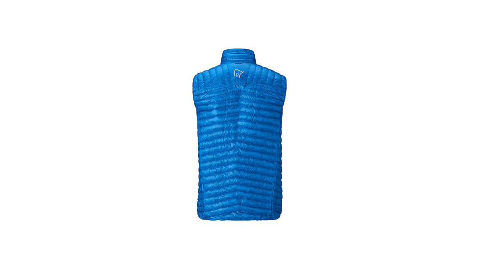 Norrona Trollveggen Superlight Down800 Vest - Mens, Skydiver, Small, 1615-24-2336-S