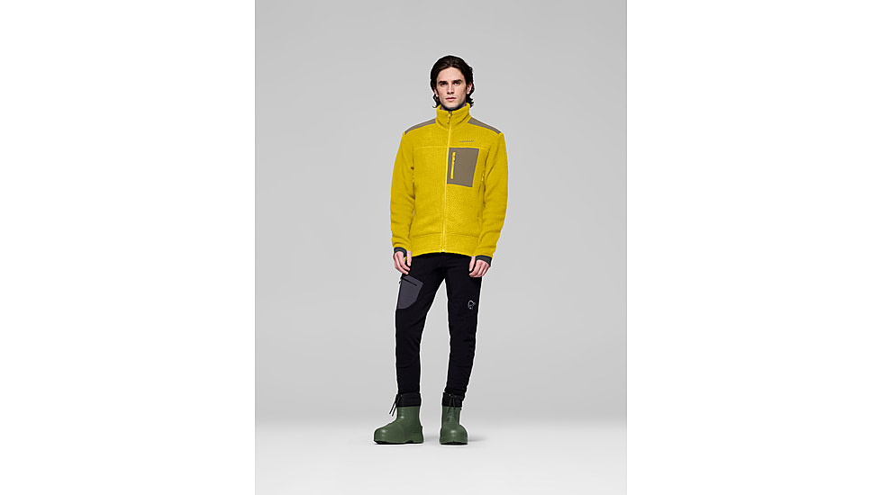 Norrona Trollveggen Warm3 Jacket - Mens, Gold Flame, Medium, 1682-25-1002-M