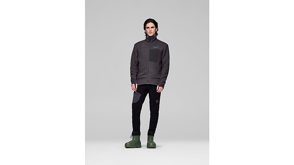 Norrona Trollveggen Warm3 Jacket - Mens, Phantom, Large, 1682-25-8850-L