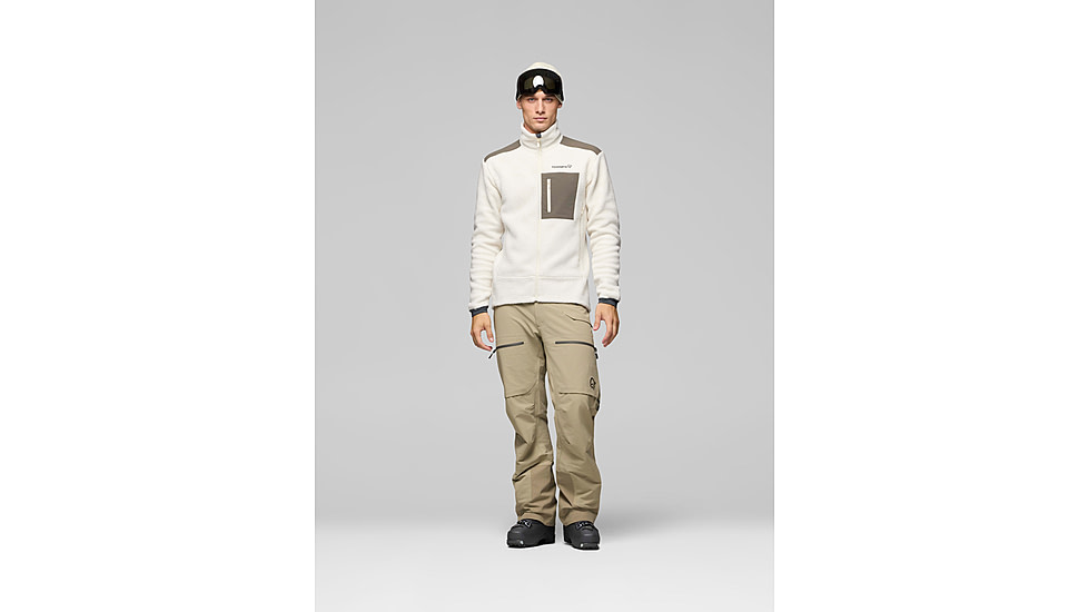 Norrona Trollveggen Warm3 Jacket - Mens, Whisper White, Large, 1682-25-9911-L