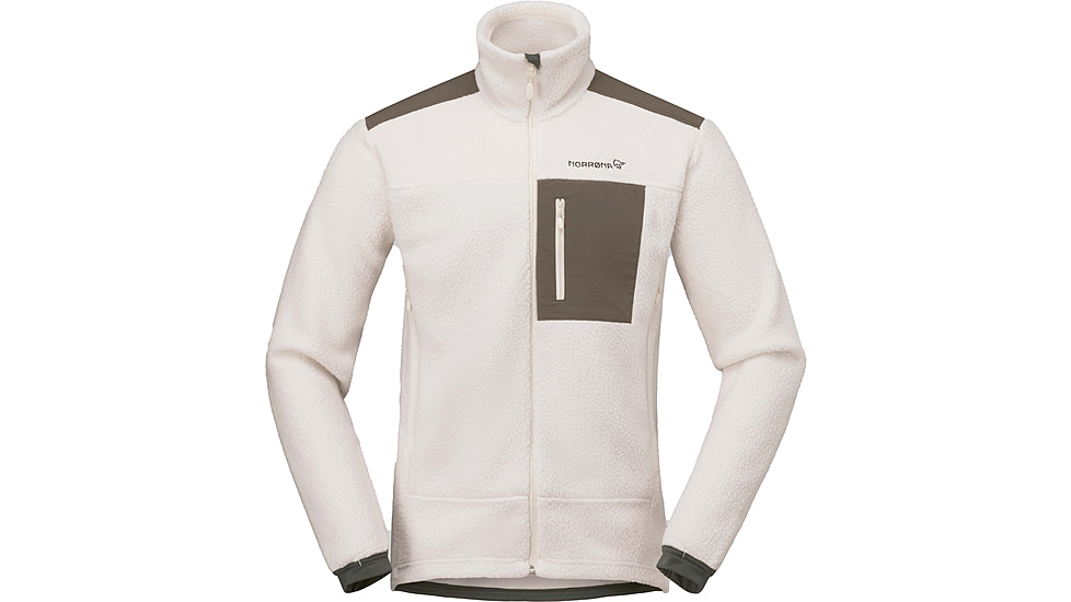Norrona Trollveggen Warm3 Jacket - Mens, Whisper White, Large, 1682-25-9911-L