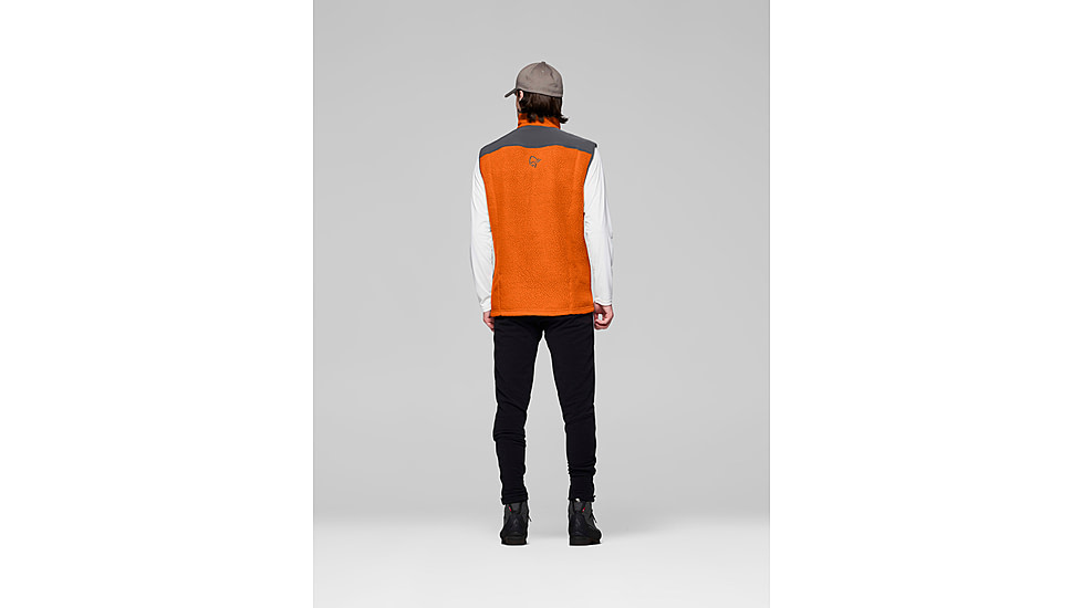 Norrona Trollveggen Warm3 Vest - Mens, Gold Flame, Extra Large, 1684-25-1002-XL