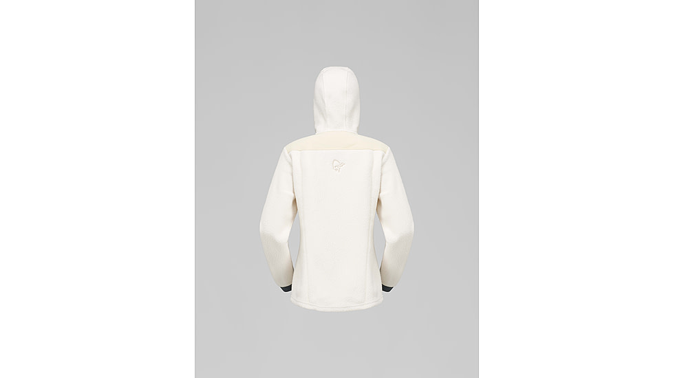 Norrona Trollveggen Warm3 Zip Hood - Womens, Whisper White, Small, 1681-25-9911-S