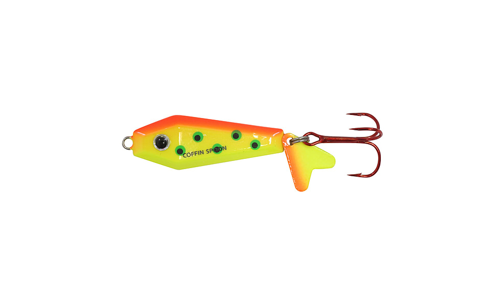 Northland Fishing Tackle Buck-Shot Coffin Spoon, Sneeze, 3/8 oz, NL-BRCS5-1065