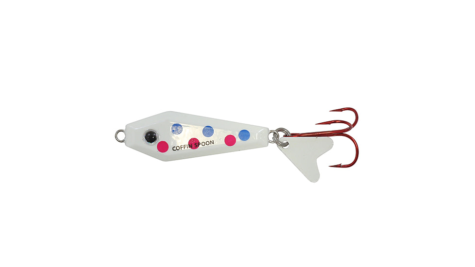Northland Fishing Tackle Buck-Shot Coffin Spoon, Wonderbread, 1/4 oz, NL-BRCS4-165
