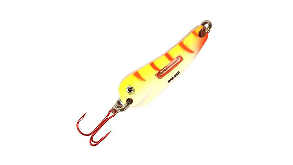 Northland Fishing Tackle Buck-Shot Flutter Spoon, UV Electric Perch, 1/16 oz, NL-BRFS2-60