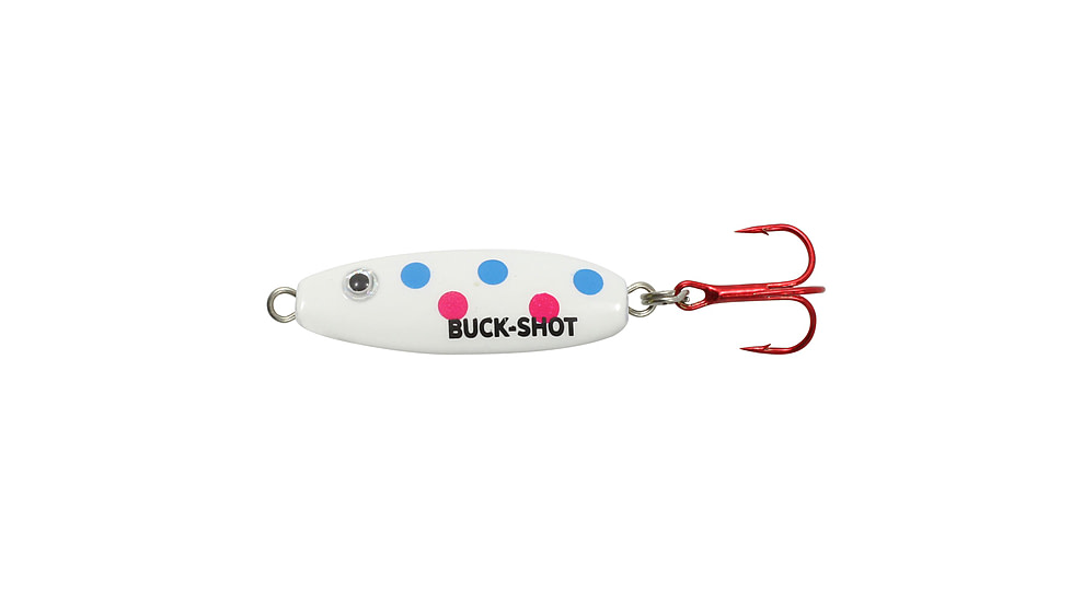 Northland Fishing Tackle Buck-Shot Rattle Spoon, Wonderbread, 1/2 oz, NL-BRS6-165