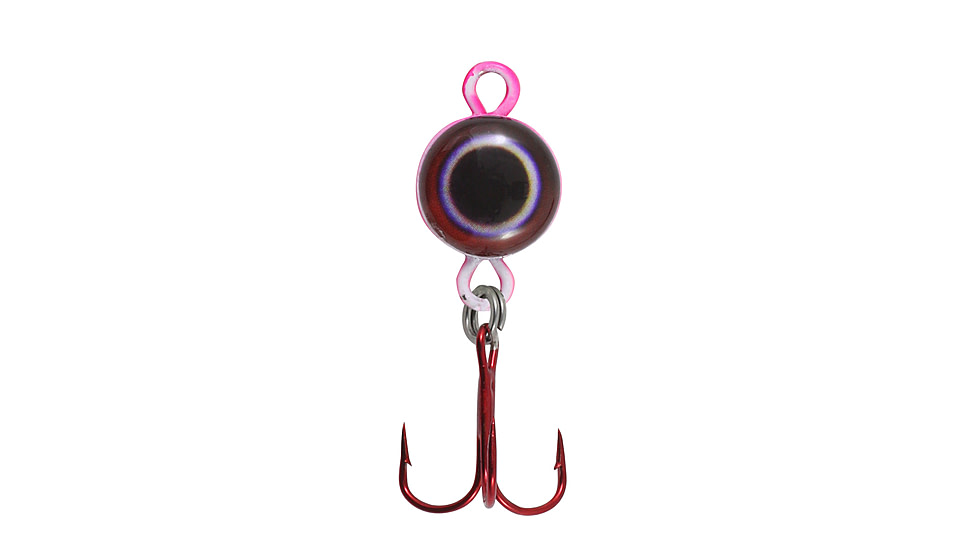 Northland Fishing Tackle Eye Ball Spoon, Glo Red, 1/4 oz, NL-EBS4-139