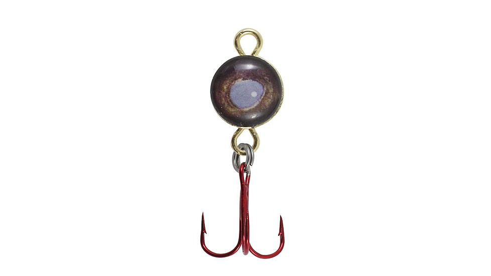 Northland Fishing Tackle Eye Ball Spoon, Gold, 1/8 oz, NL-EBS3-12
