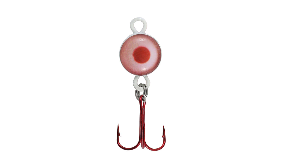 Northland Fishing Tackle Eye Ball Spoon, UV Pink, 1/8 oz, NL-EBS3-6