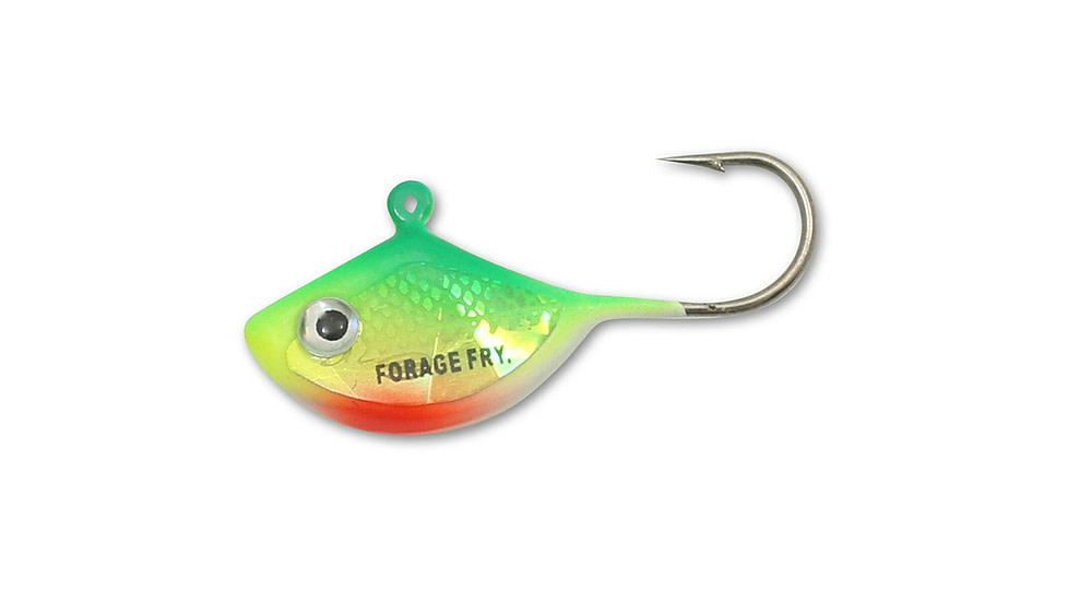 Northland Fishing Tackle Forage Minnow Fry Jig, S-Glo Perch, 1/16 oz, NL-FMF8-20
