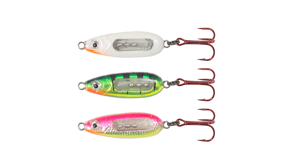 Northland Fishing Tackle Glass Buck-Shot Spoon, Assorted, 3/32 oz, NL-GBRS2K-3-99