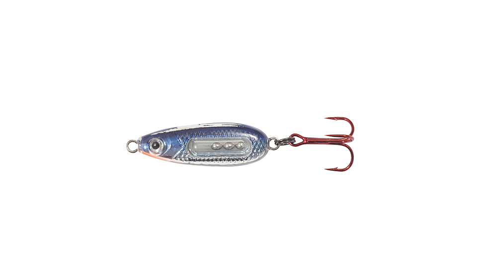 Northland Fishing Tackle Glass Buck-Shot Spoon, Silver Shiner, 1/4 oz, NL-GBRS4-11