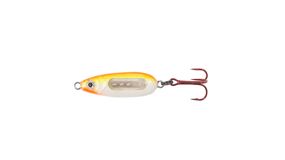 Northland Fishing Tackle Glass Buck-Shot Spoon, Super-Glo Chub, 1/8 oz, NL-GBRS3-24