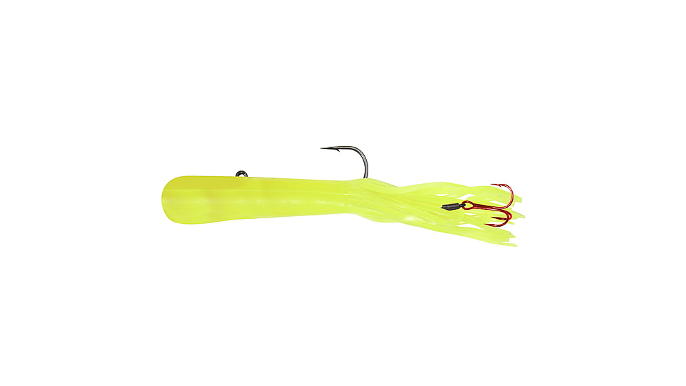 Northland Fishing Tackle Level-Head Predator Tube Lure, Super-Glo Chartreuse, 3/4oz, NL-LHPT7-10