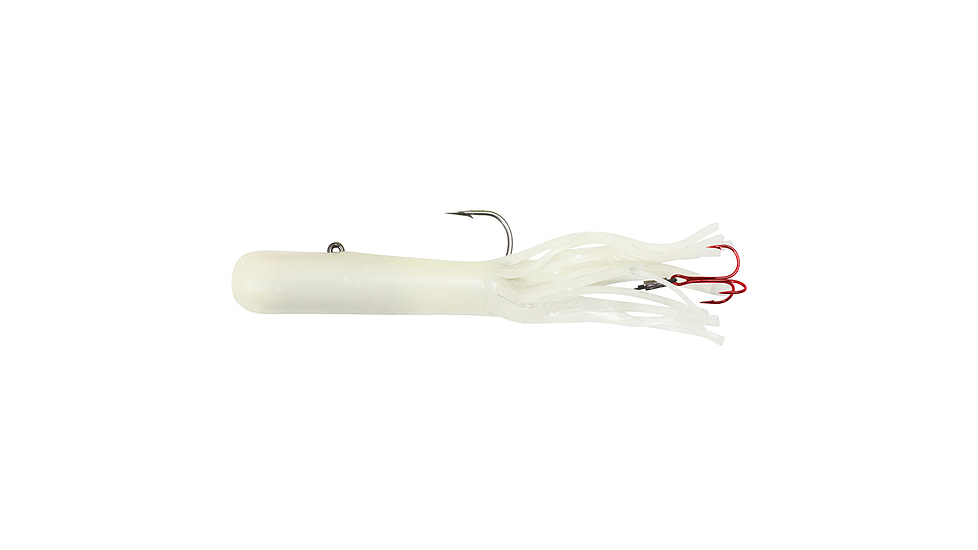 Northland Fishing Tackle Level-Head Predator Tube Lure, White, 3/4oz, NL-LHPT7-1