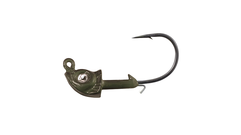 Northland Fishing Tackle Mimic Swim Jig, Green Pumpkin, 1/4oz, NL-MSBJ4-40