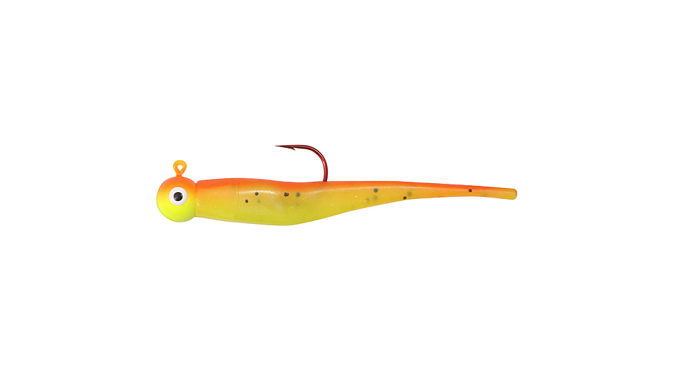Northland Fishing Tackle Minnow Rigged Gum-Ball Jig, Sunrise, 1/4oz, NL-GBJMR4-108