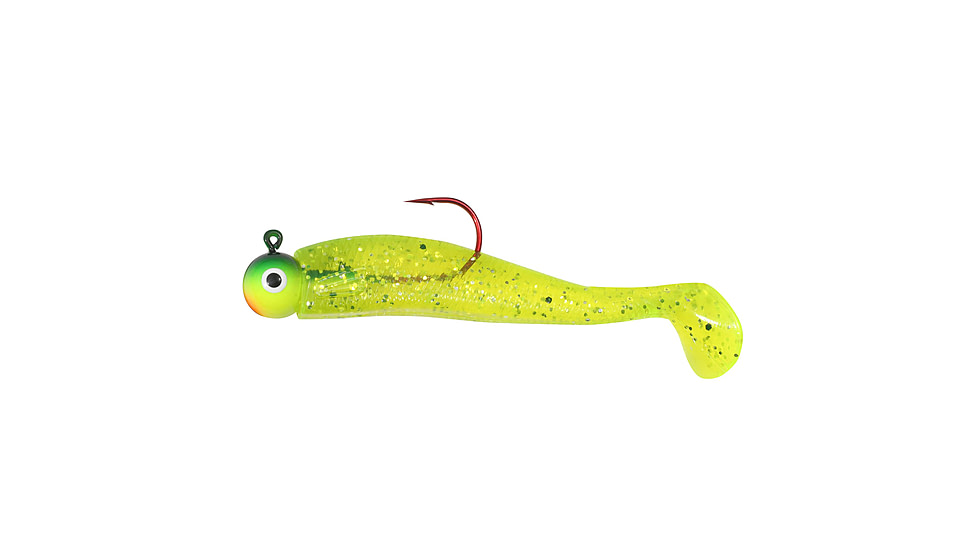 Northland Fishing Tackle Swimbait Rigged Gum-Ball Jig, Firetiger, 1/4oz, NL-GBJSR4-22