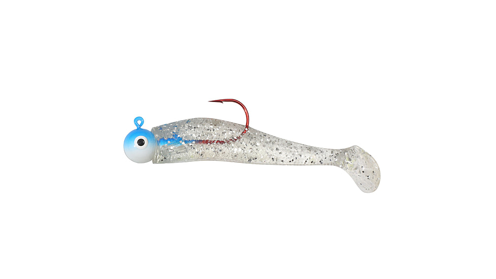 Northland Fishing Tackle Swimbait Rigged Gum-Ball Jig, Moonlight, 1/16oz, NL-GBJSR2-135