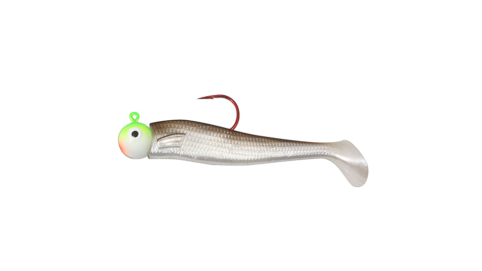 Northland Fishing Tackle Swimbait Rigged Gum-Ball Jig, Smelt, 1/16oz, NL-GBJSR2-37