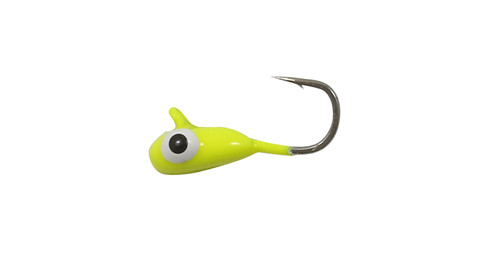 Northland Fishing Tackle Tungsten Gill-Getter Jig, Glo Chartreuse, 1/28 oz, NL-TGGJ12-10