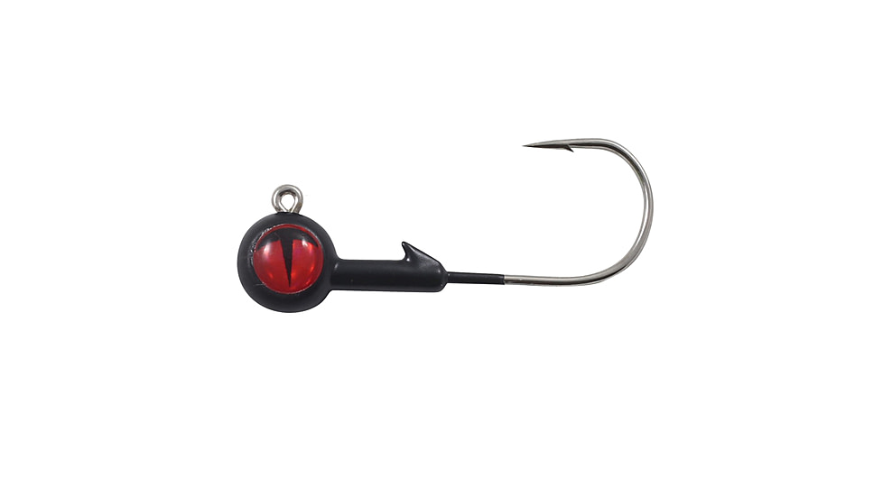 Northland Fishing Tackle Tungsten Jig, 2 Card, Black, 1/8oz, NL-TEBJ3-3