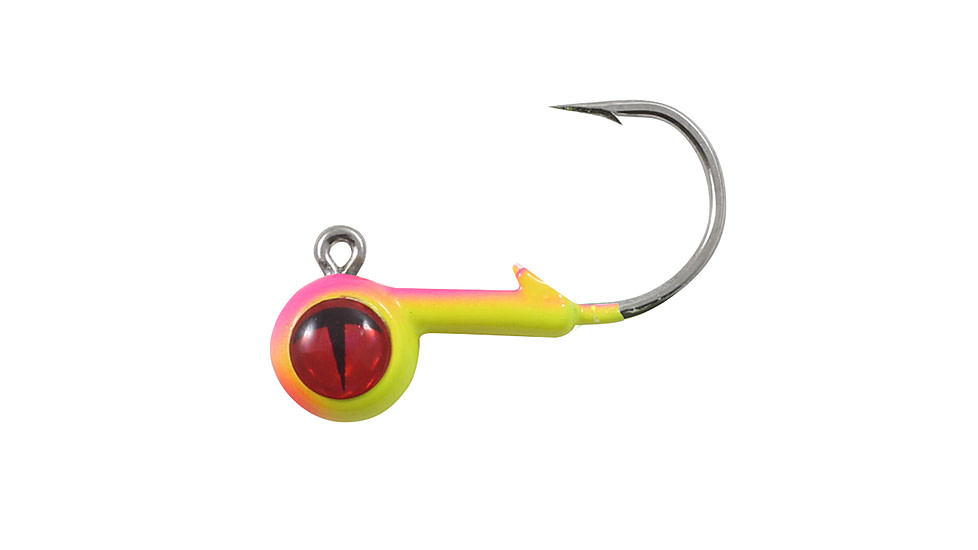 Northland Fishing Tackle Tungsten Short Shank Jig, 2 Card, Bubblegum, 1/4oz, NL-TEBJS4-106