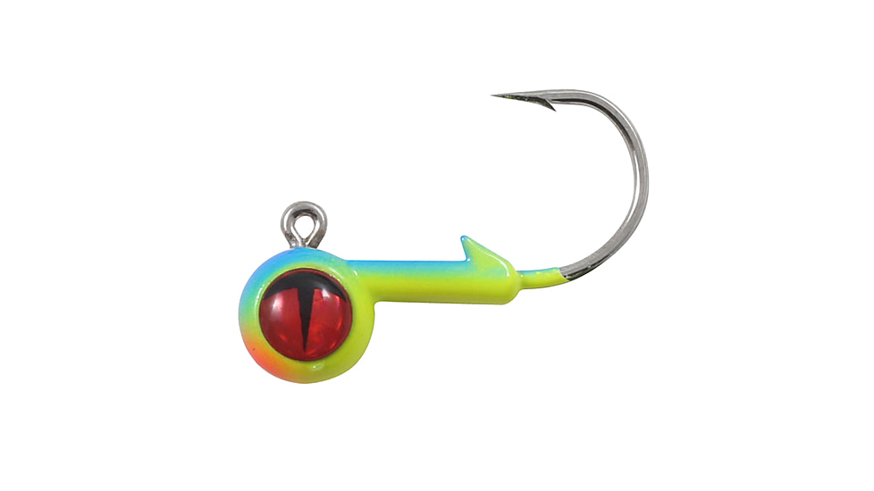 Northland Fishing Tackle Tungsten Short Shank Jig, 2 Card, Parrot, 1/4oz, NL-TEBJS4-105