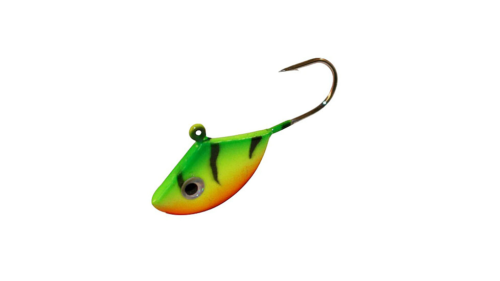 Northland Fishing Tackle UV Forage Minnow Jig, Firetiger, 1/16 oz, NL-FMUVJ8-22