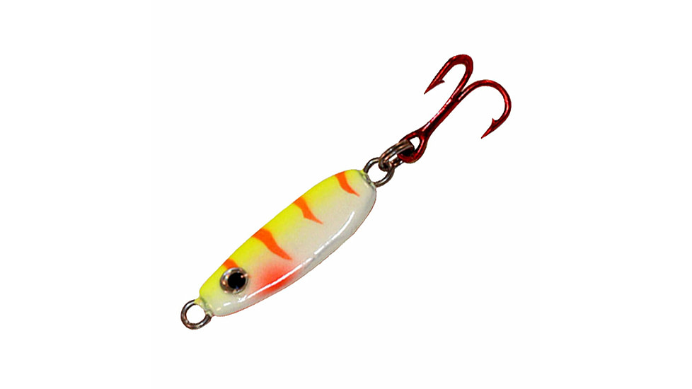 Northland Fishing Tackle UV Forage Minnow Spoon, Electric Perch, 1/16 oz, NL-FMUVS2-60