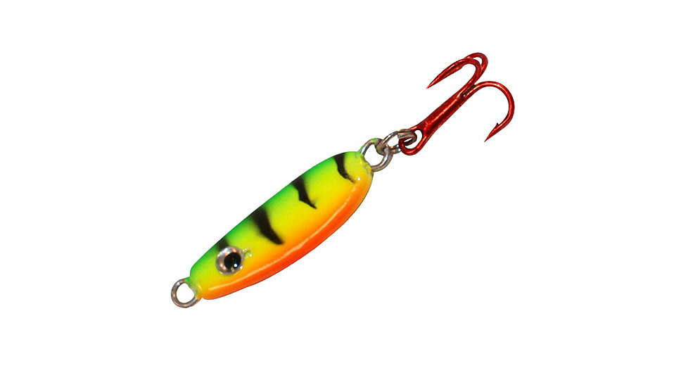 Northland Fishing Tackle UV Forage Minnow Spoon, Firetiger, 1/4 oz, NL-FMUVS4-22