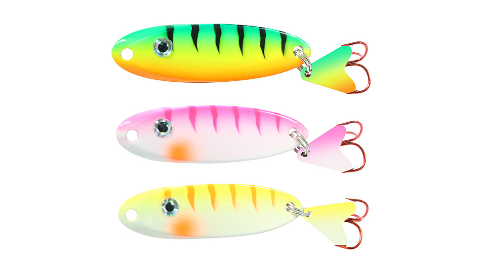 Northland Fishing Tackle UV Macho Minnow Spoon, Firetgr, P Tgr, Perch, 1/8 oz, NL-MOMUV3K-3-99