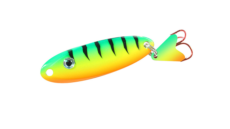 Northland Fishing Tackle UV Macho Minnow Spoon, UV Firetiger, 1/8 oz, NL-MOMUV3-22