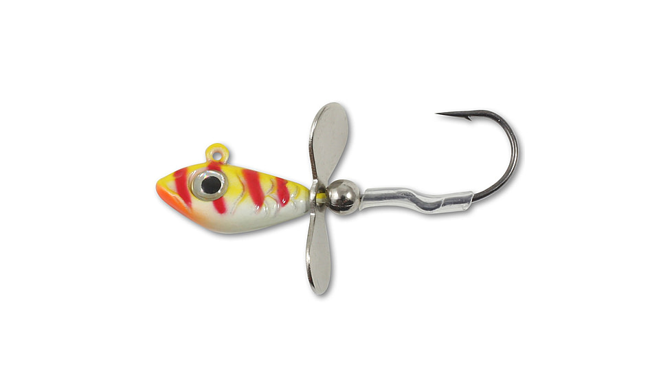 Northland Fishing Tackle UV Whistler Jig, UV Electric Perch, 3/8oz, NL-WH5UV-60