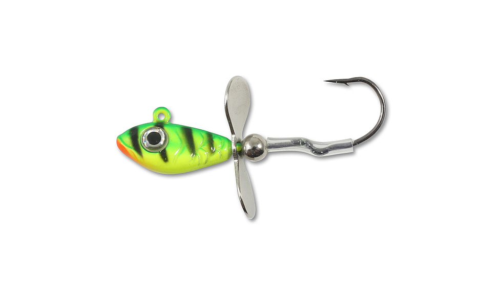 Northland Fishing Tackle UV Whistler Jig, UV Firetiger, 3/8oz, NL-WH5UV-22