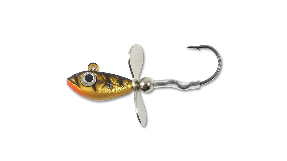 Northland Fishing Tackle UV Whistler Jig, UV Green Perch, 1/8oz, NL-WH3UV-23