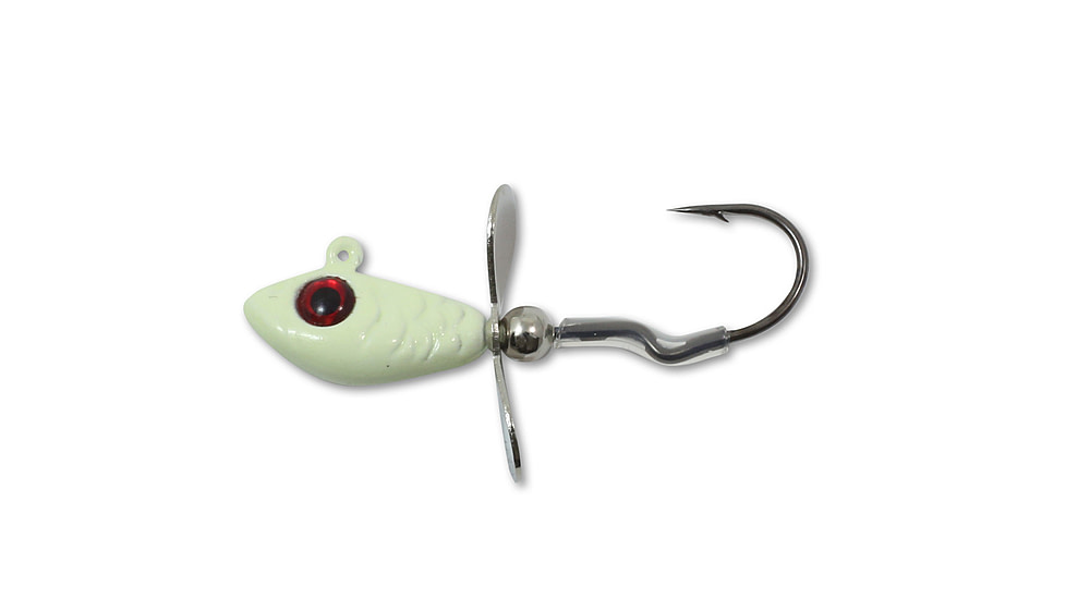 Northland Fishing Tackle Whistler Jig, Glow, 1/8oz, NL-WH3-13