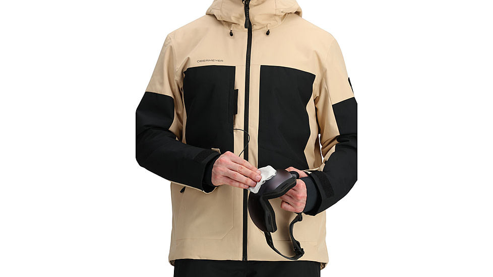 Obermeyer Foraker Shell Jacket - Mens, Barley, Extra Large, 22049-24014-XL