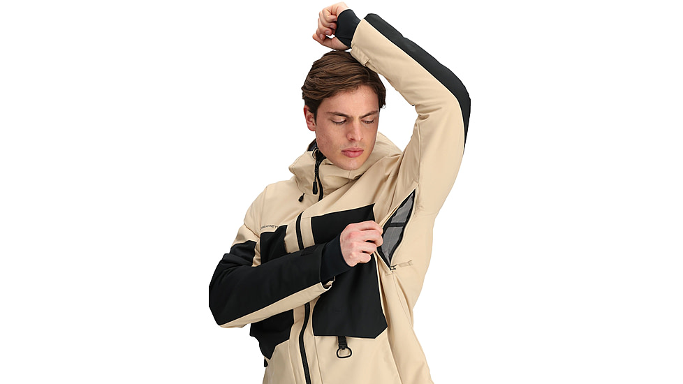 Obermeyer Foraker Shell Jacket - Mens, Barley, Extra Large, 22049-24014-XL