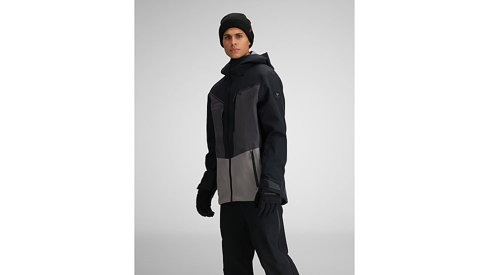 Obermeyer Foraker Shell Jacket - Mens, Black, Extra Large, 22049-16009-XL