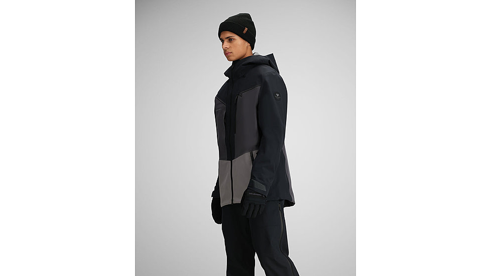 Obermeyer Foraker Shell Jacket - Mens, Black, Extra Large, 22049-16009-XL