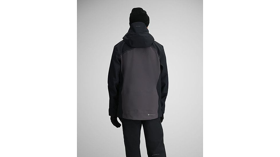 Obermeyer Foraker Shell Jacket - Mens, Black, Extra Large, 22049-16009-XL